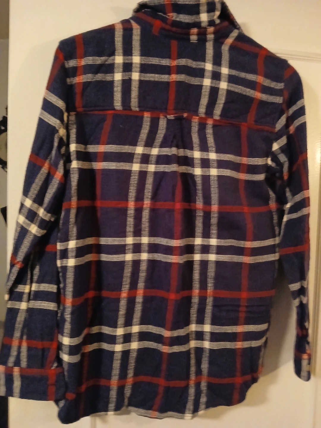 American Eagle Plaid Boyfriend Fit Flannel Shirt - photo 3