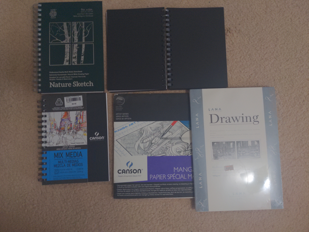 Art Paper Sketchbooks and Pads Bundle