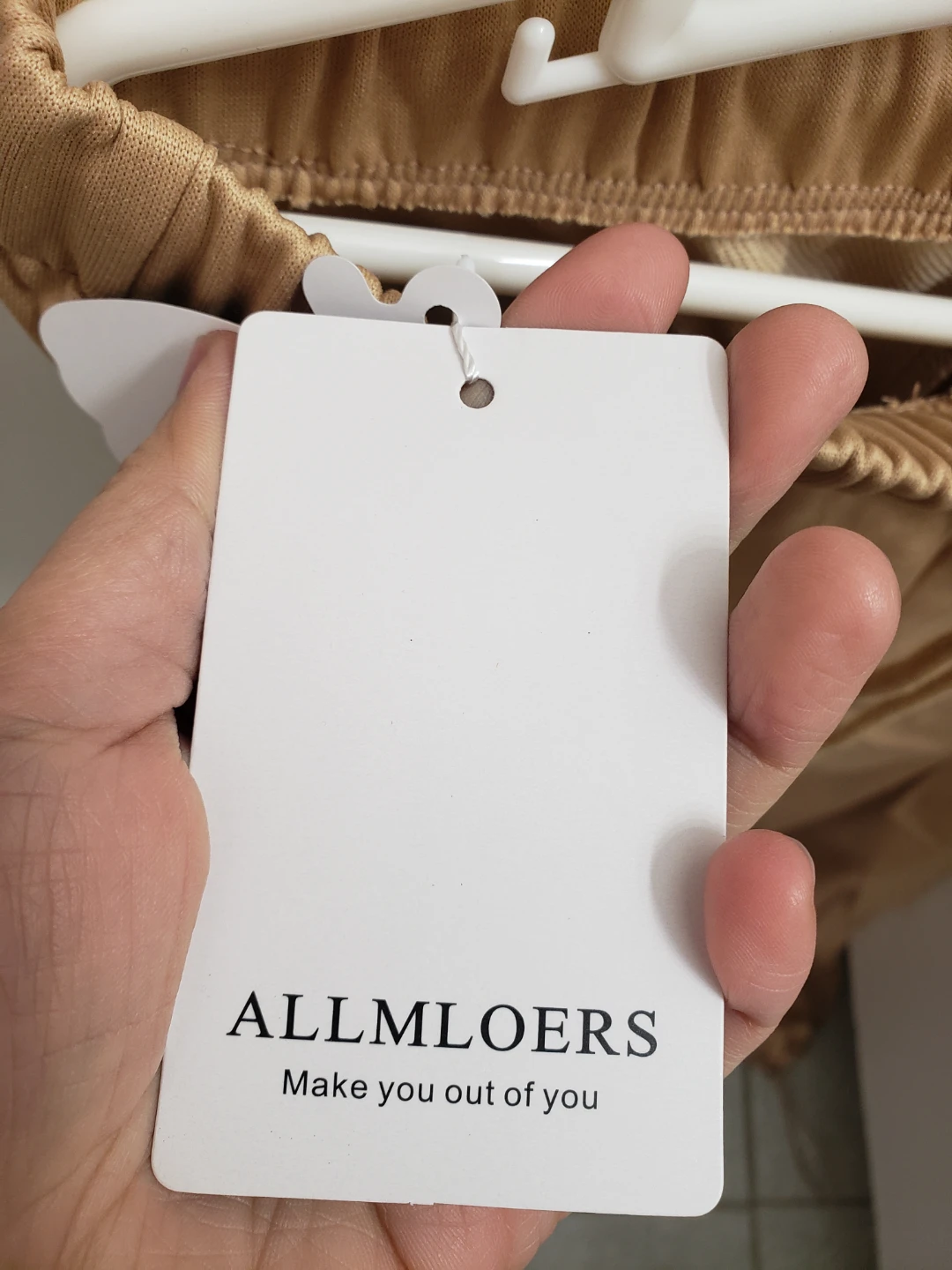 New ALLMLOERS Cargo Pants Beige Size Small - photo 3