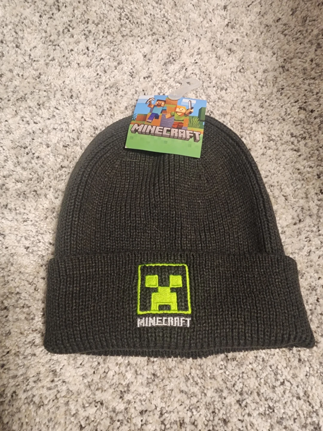 Youth L/XL Minecraft Beanie Hat