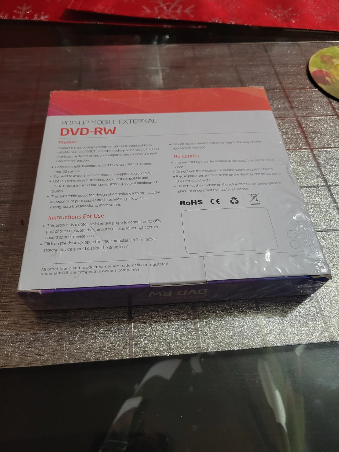 Pop-Up Mobile External DVD-RW Drive - photo 2