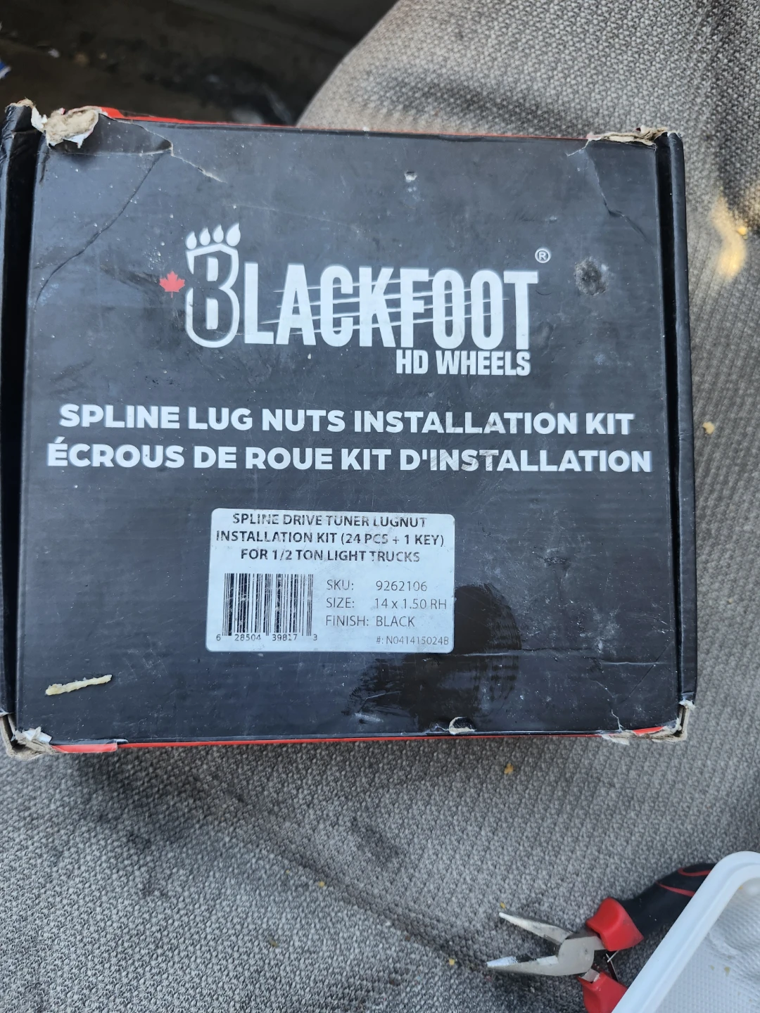 Blackfoot HD Wheels Spline Lug Nuts Installation Kit