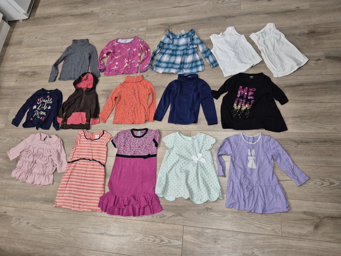 15x 4T Girls Shirts, Tops, Sweaters, and Dresses