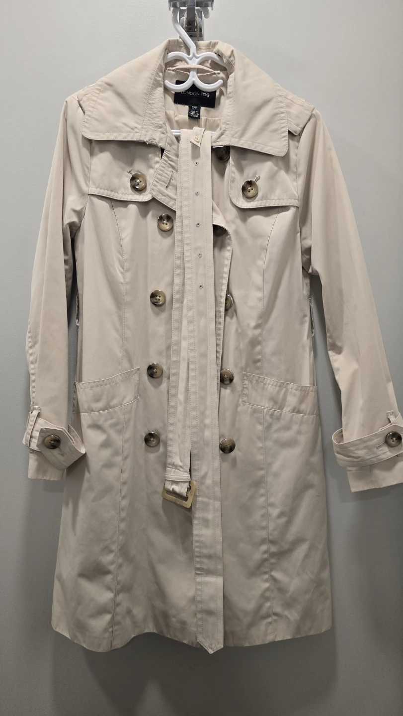 🚀 London Fog Trench Coat Beige Size S/P