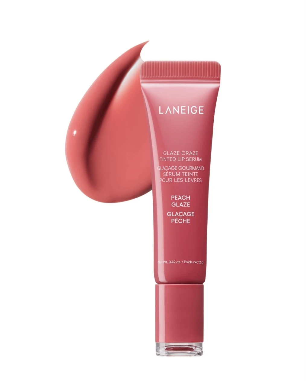 LANEIGE Glaze Craze Tinted Lip Serum - Peach Glaze