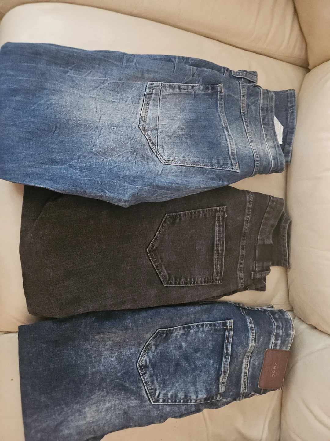 3 Pairs of Jeans - Blue and Black Denim - photo 3