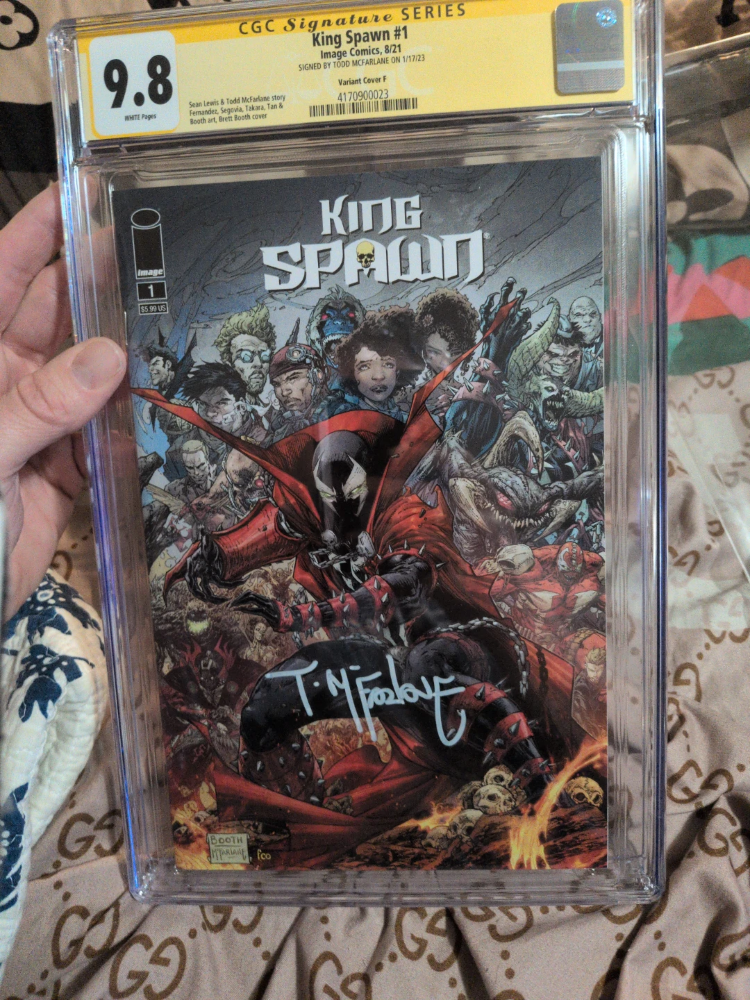 King Spawn #1 CGC 9.8 Signature Series Signed by Todd McFarlane