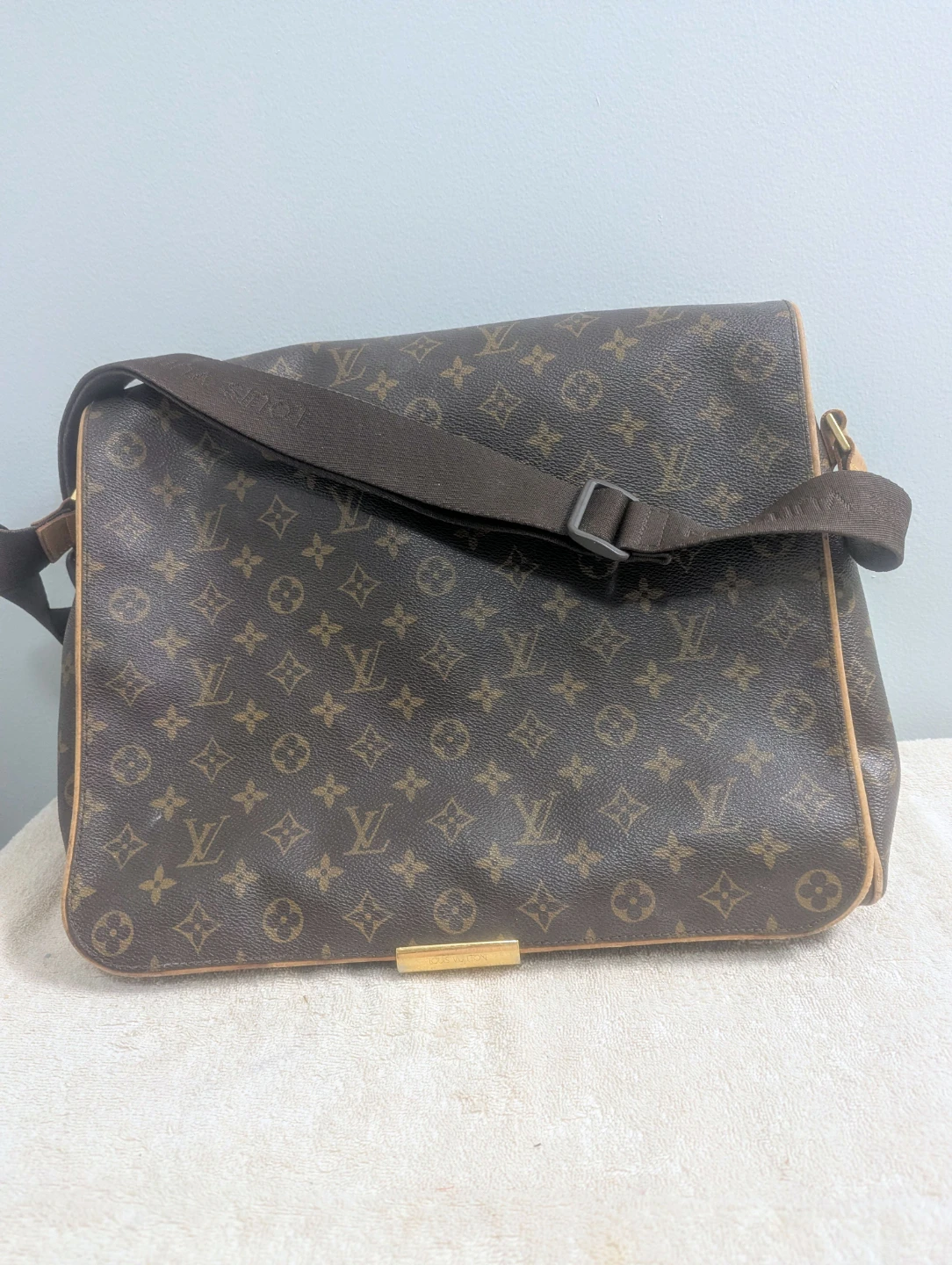 Louis Vuitton Monogram Abbesses Brown Messenger Bag