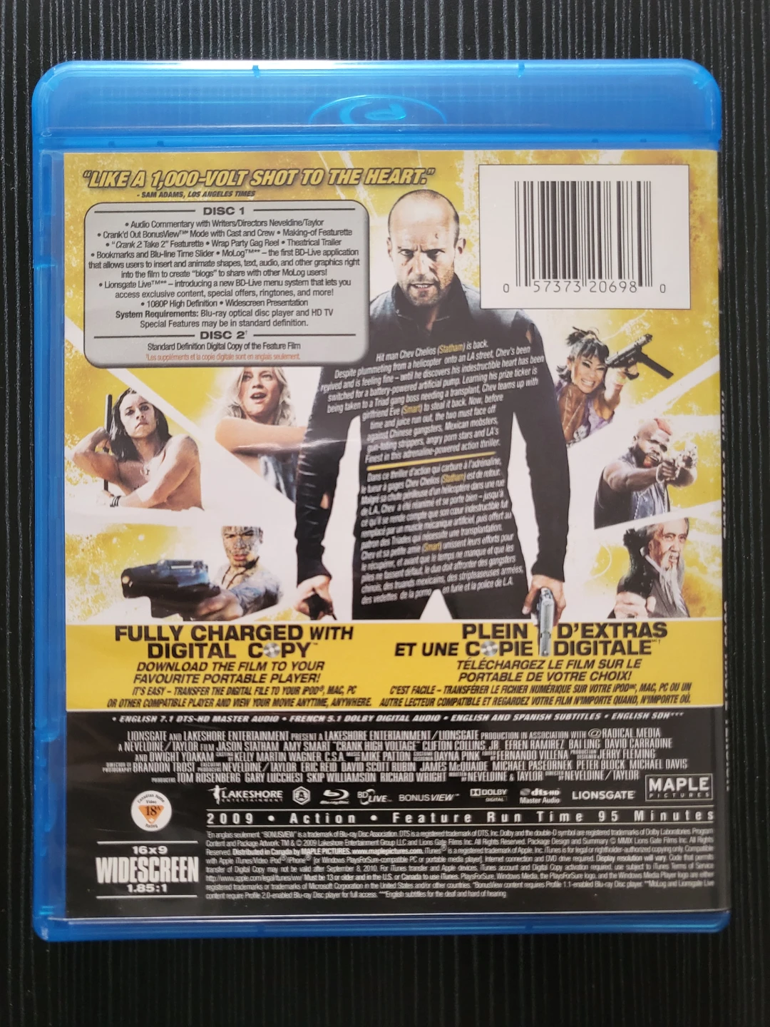 Crank 2: High Voltage Blu-ray with Digital Copy - photo 2