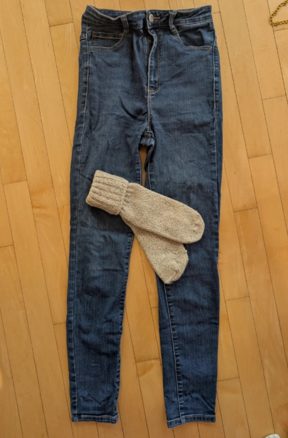GARAGE Women's Blue Denim Jeans Size 03