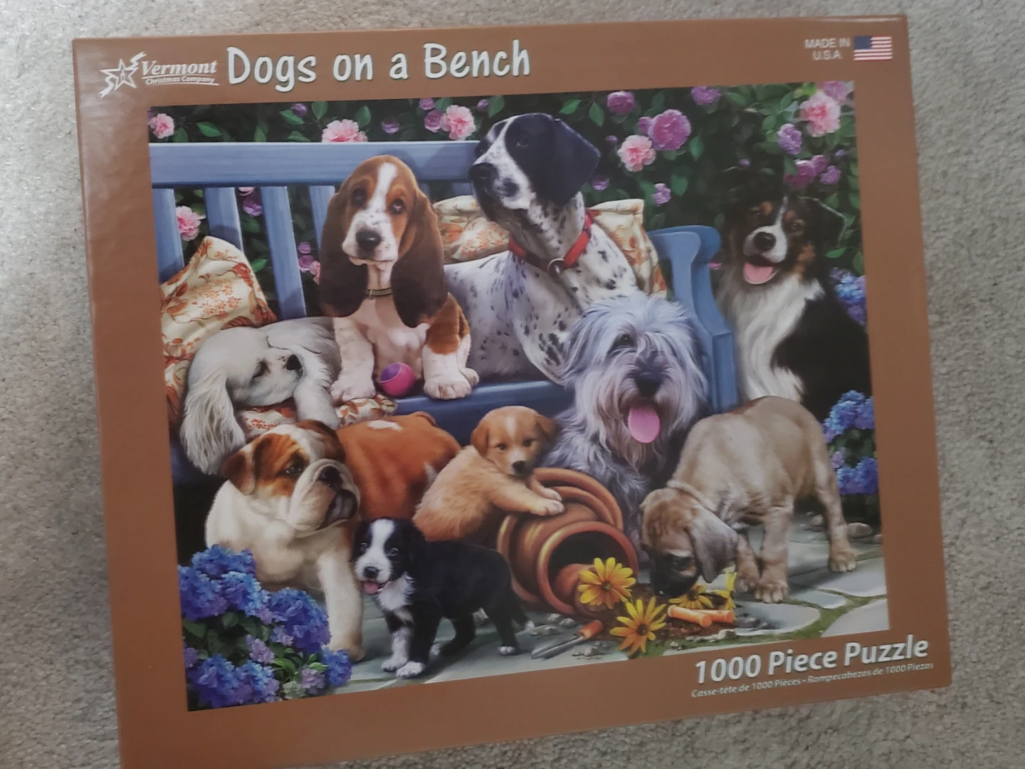 DOGS ON A BENCH PUZZLE 🏆
