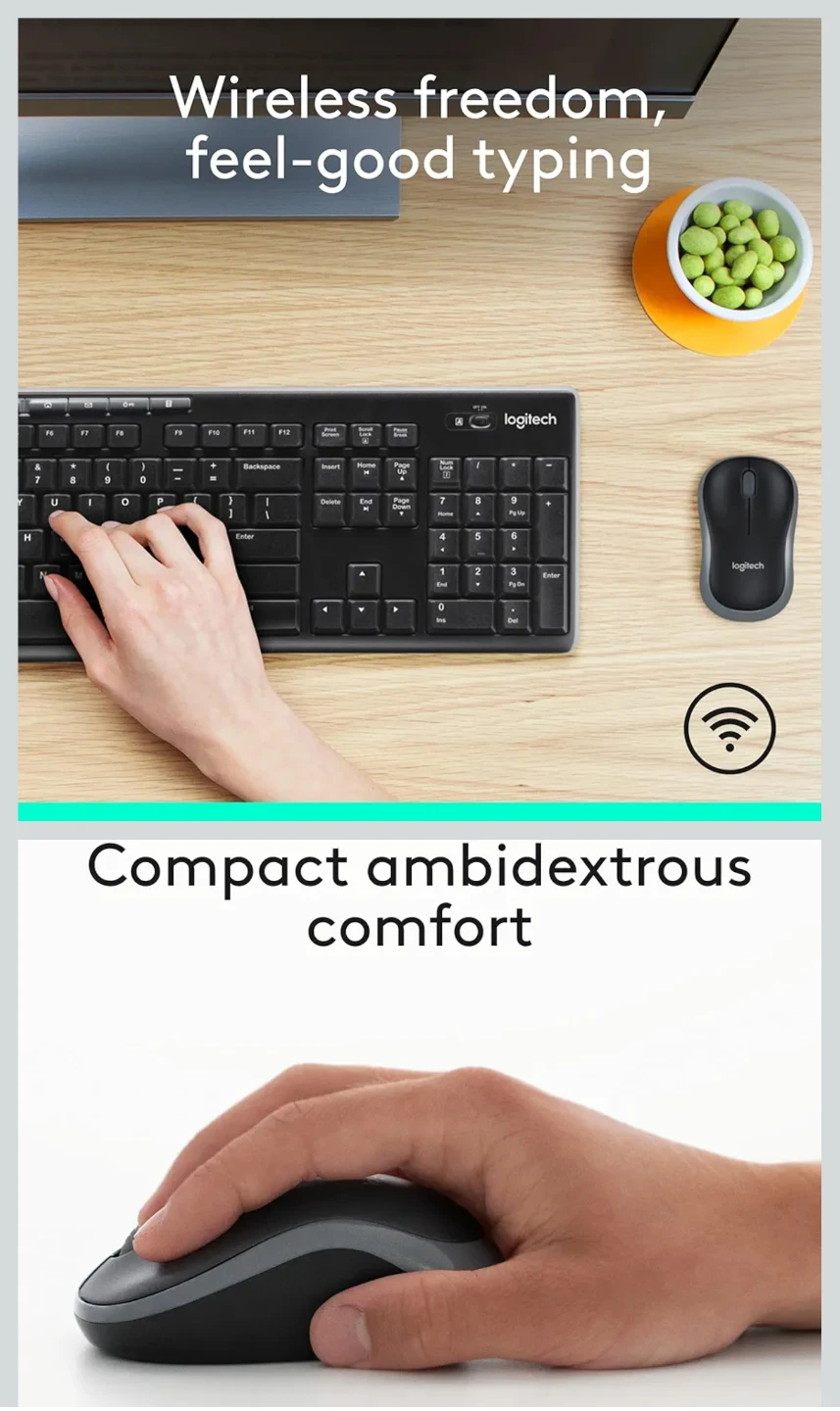 Logitech Wireless Keyboard and Mouse Combo MK270 - photo 5