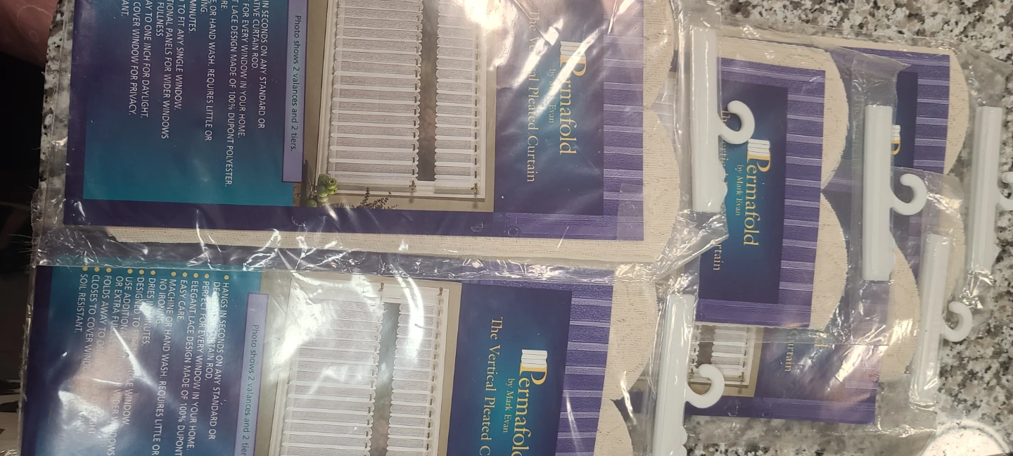5 packages Permafold valances - photo 4