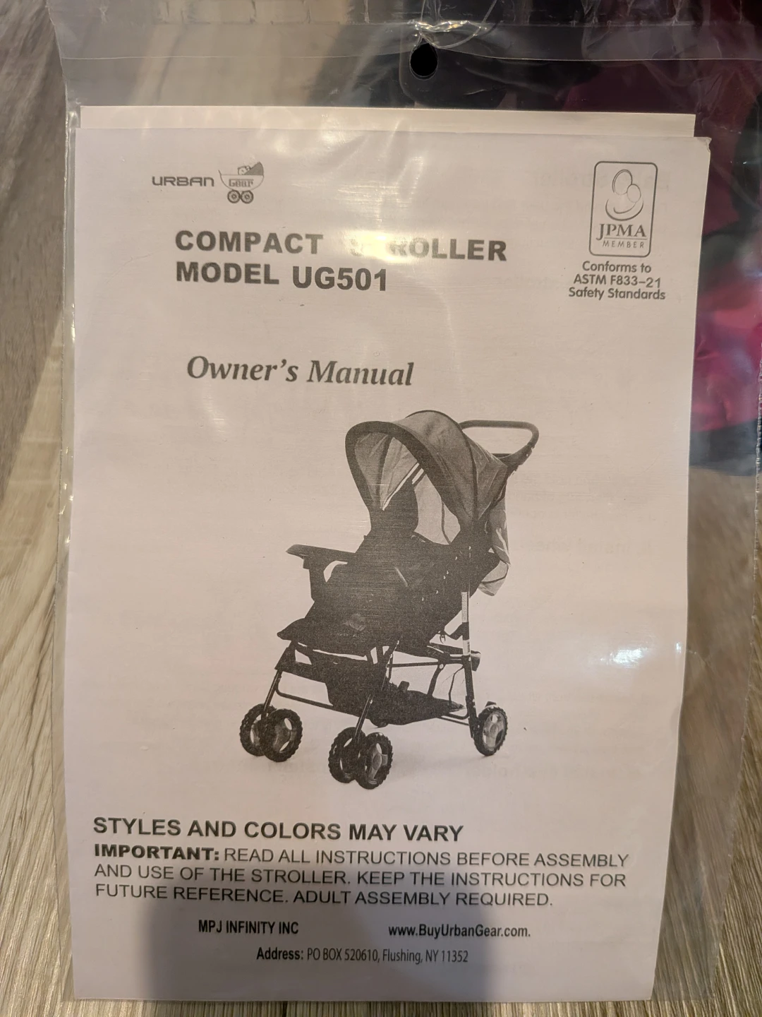 Urban Gear Compact Stroller Model UG501 - photo 4
