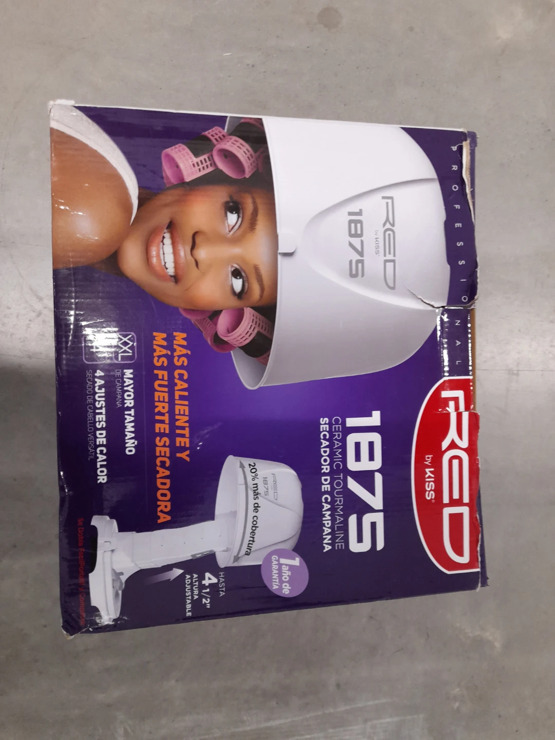 RED by KISS 1875 Ceramic Tourmaline Hood Dryer