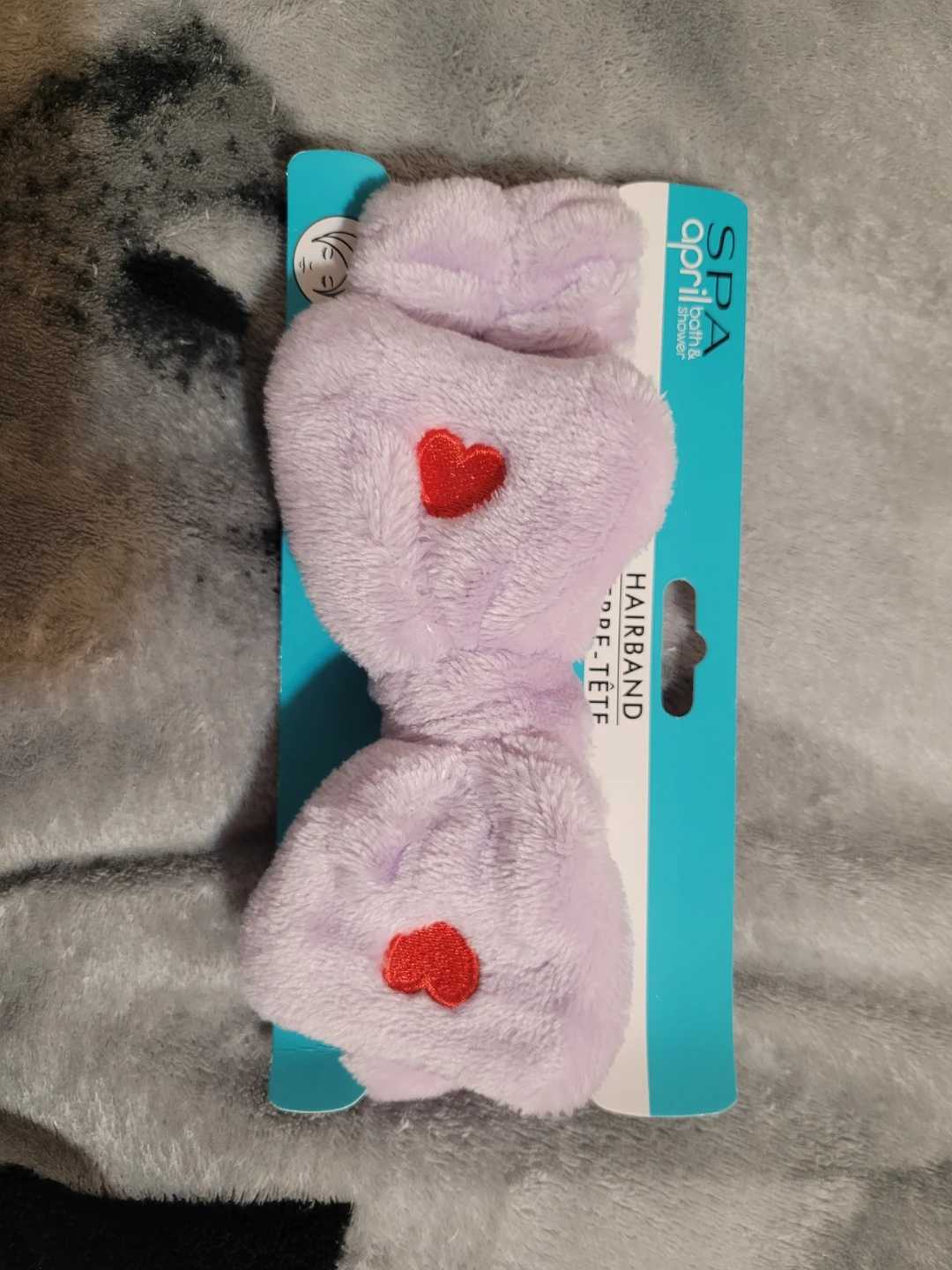 Lavender Heart Hairband