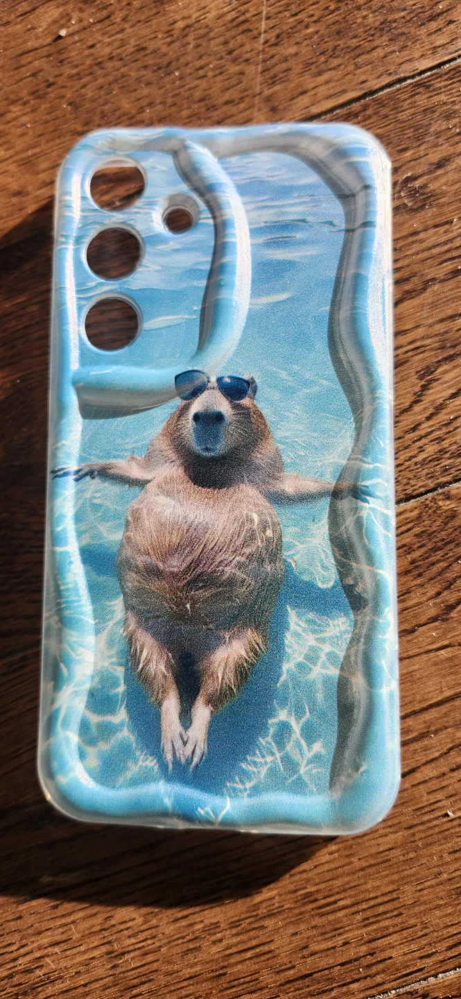 Phone Case with Relaxing Capybara s25