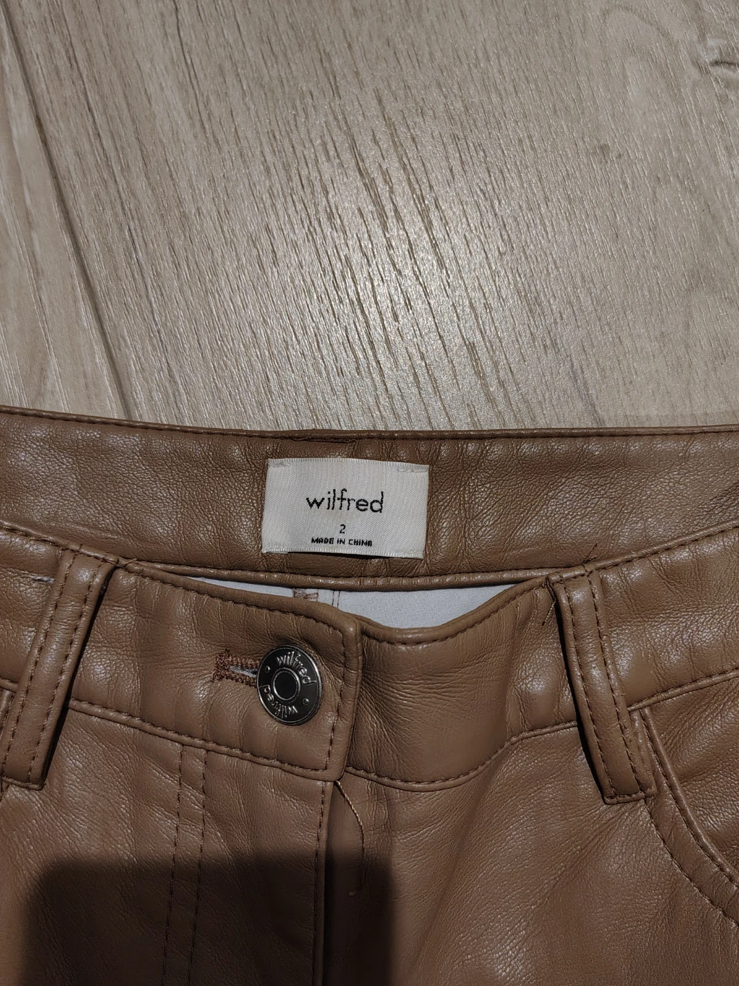 Wilfred Faux Leather Pants Melina size 2 - photo 3