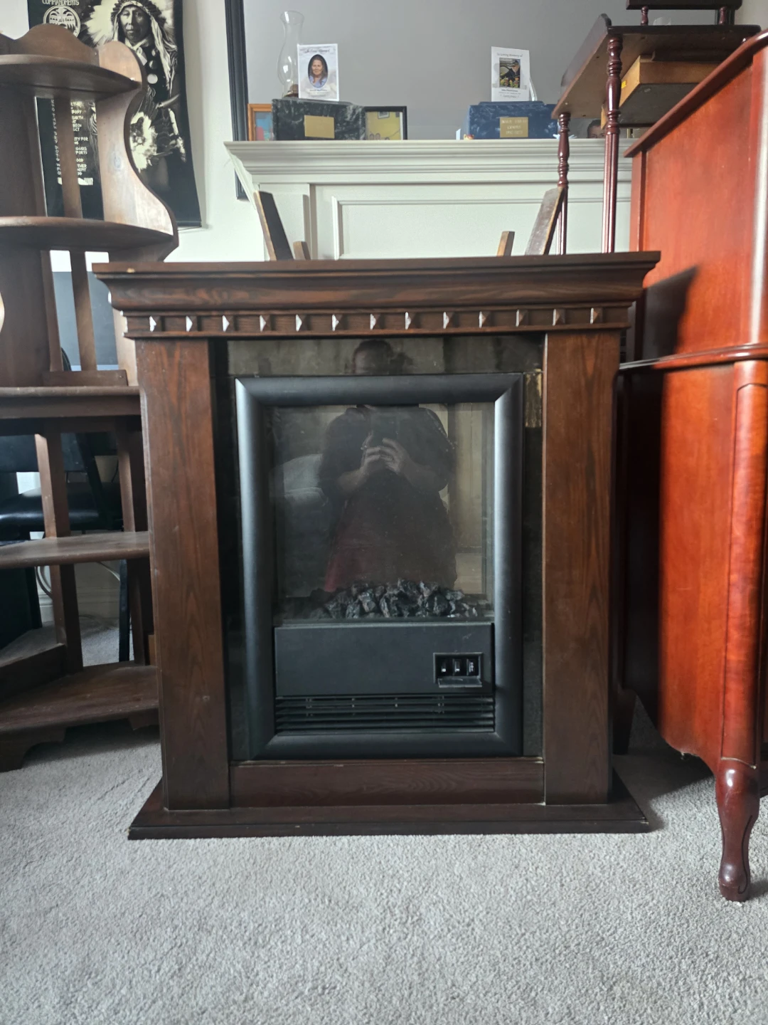 Electric Fireplace Mantel - photo 2