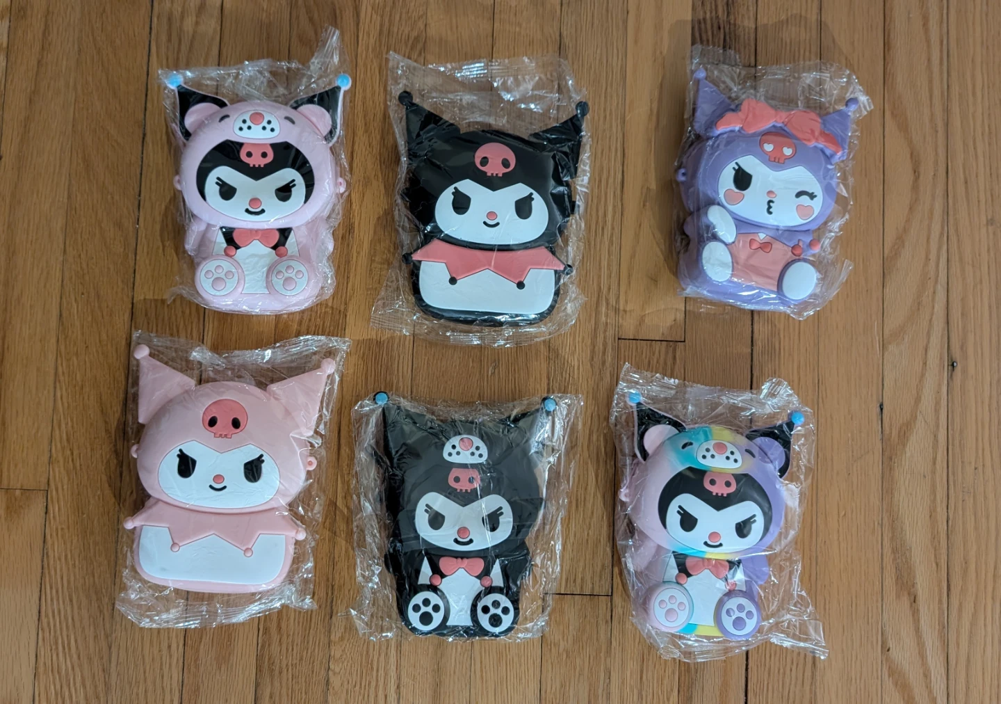 Sanrio Kuromi Plush Coin Purse with Strap - photo 2