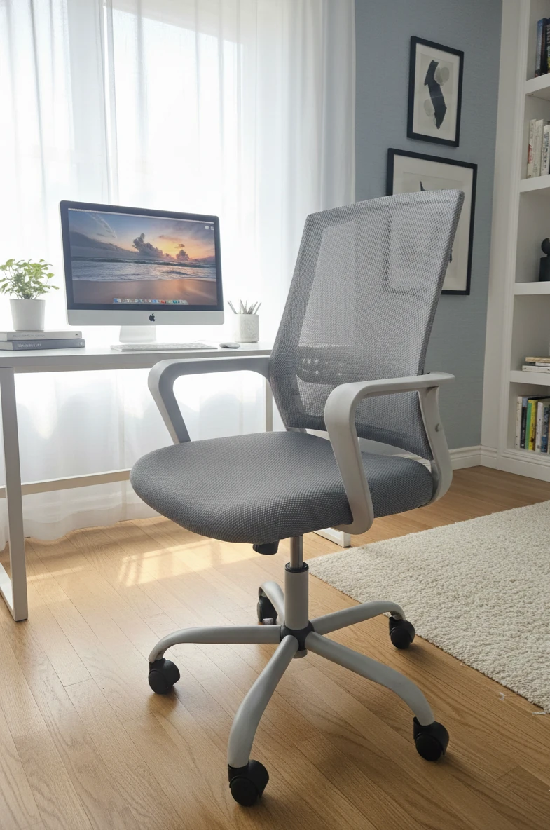 Grey Mesh Office Chair