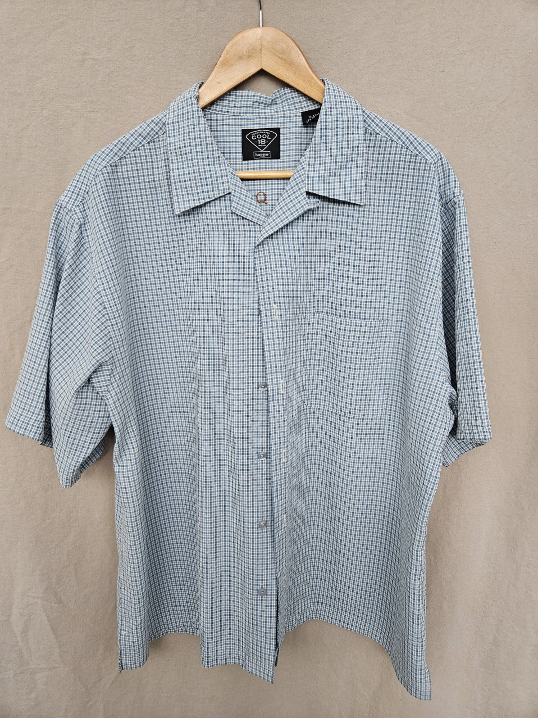 Haggar Short Sleeve Button-Up Shirt