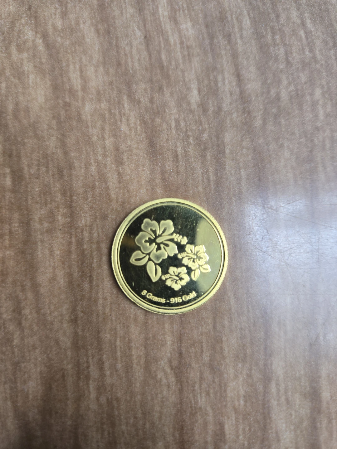 8 Gram 916 Gold Coin - photo 2