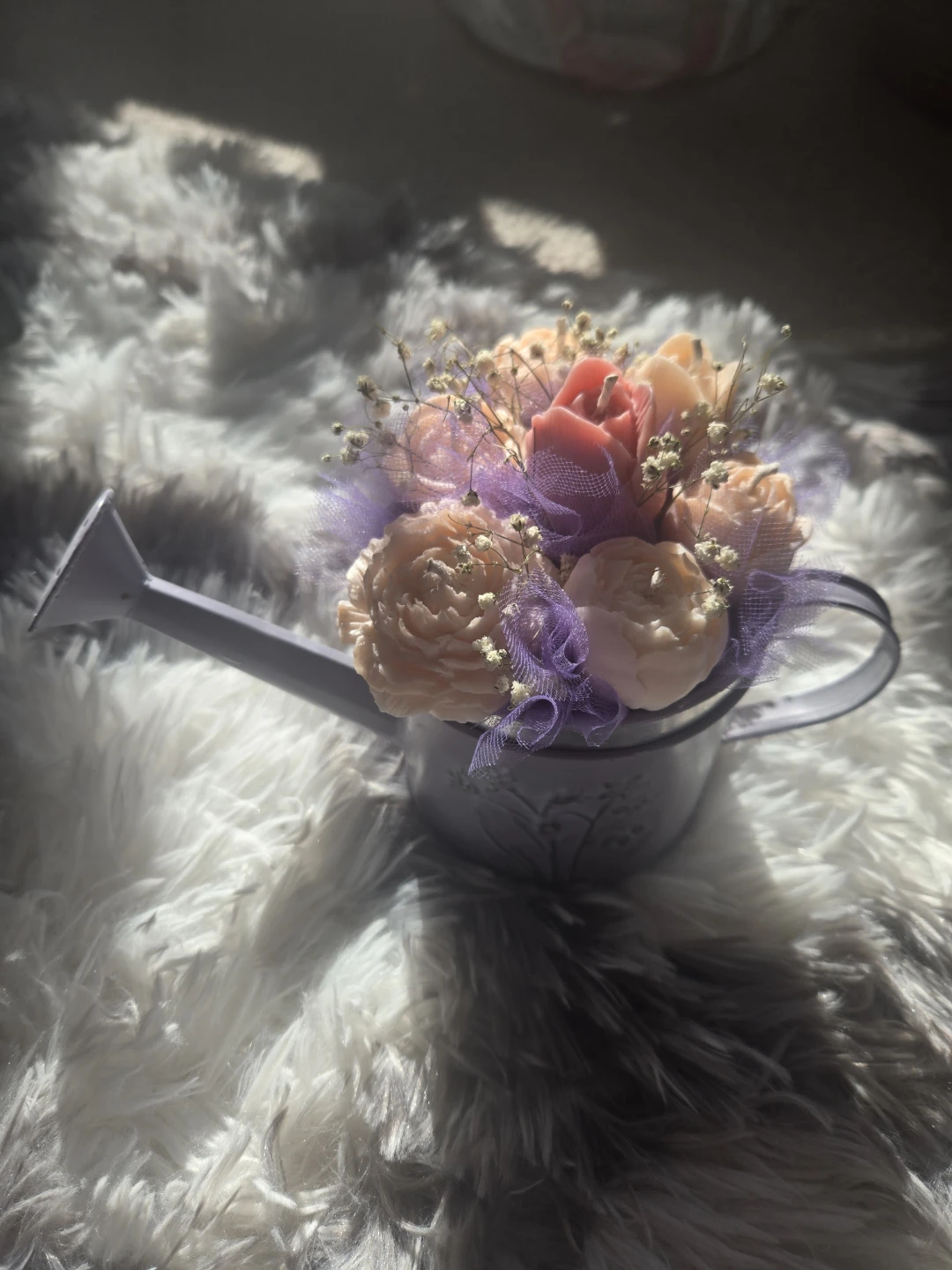 Candle flower bouquet - photo 4