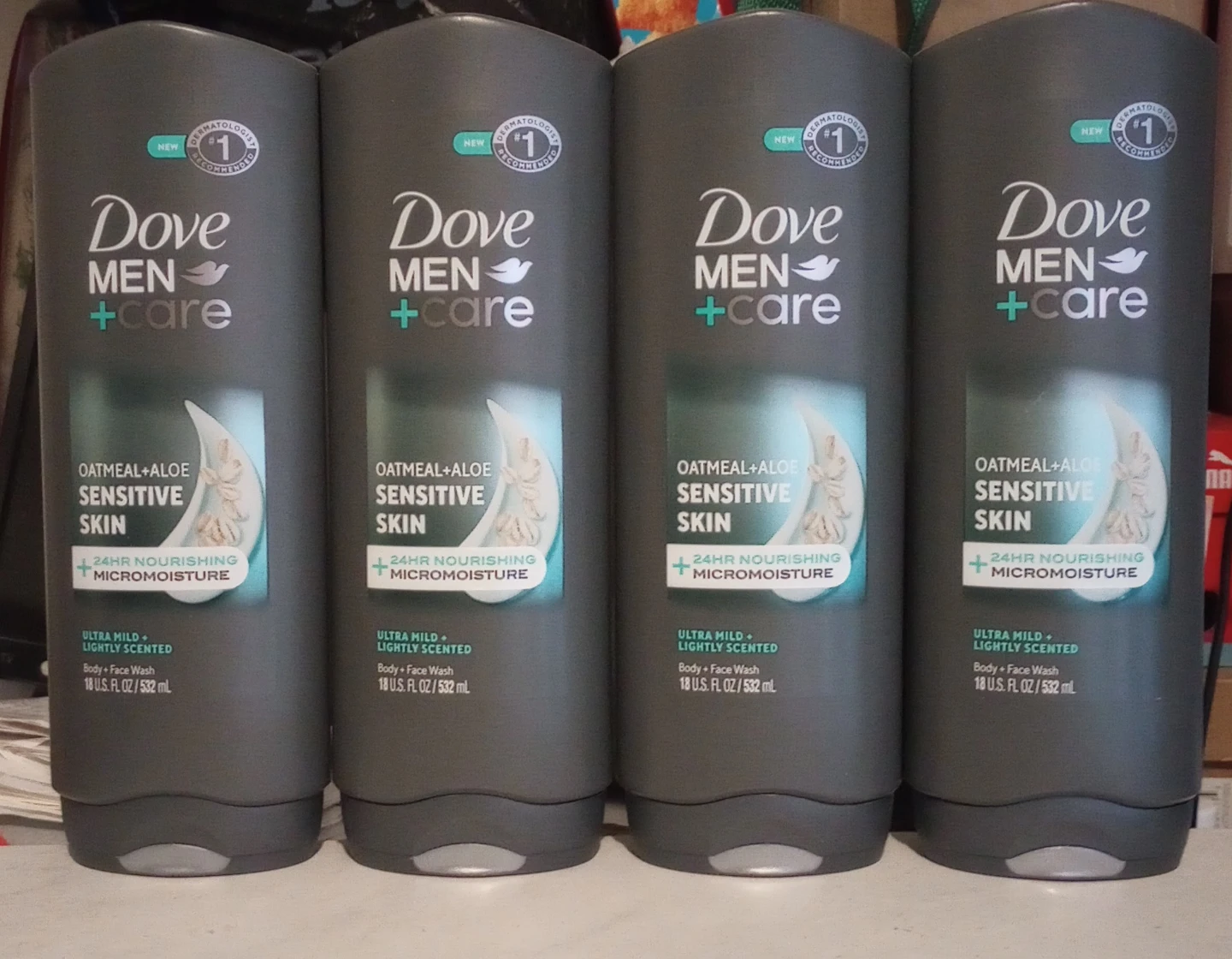Dove Men Sensitive Skin Body Wash - 4 for $20