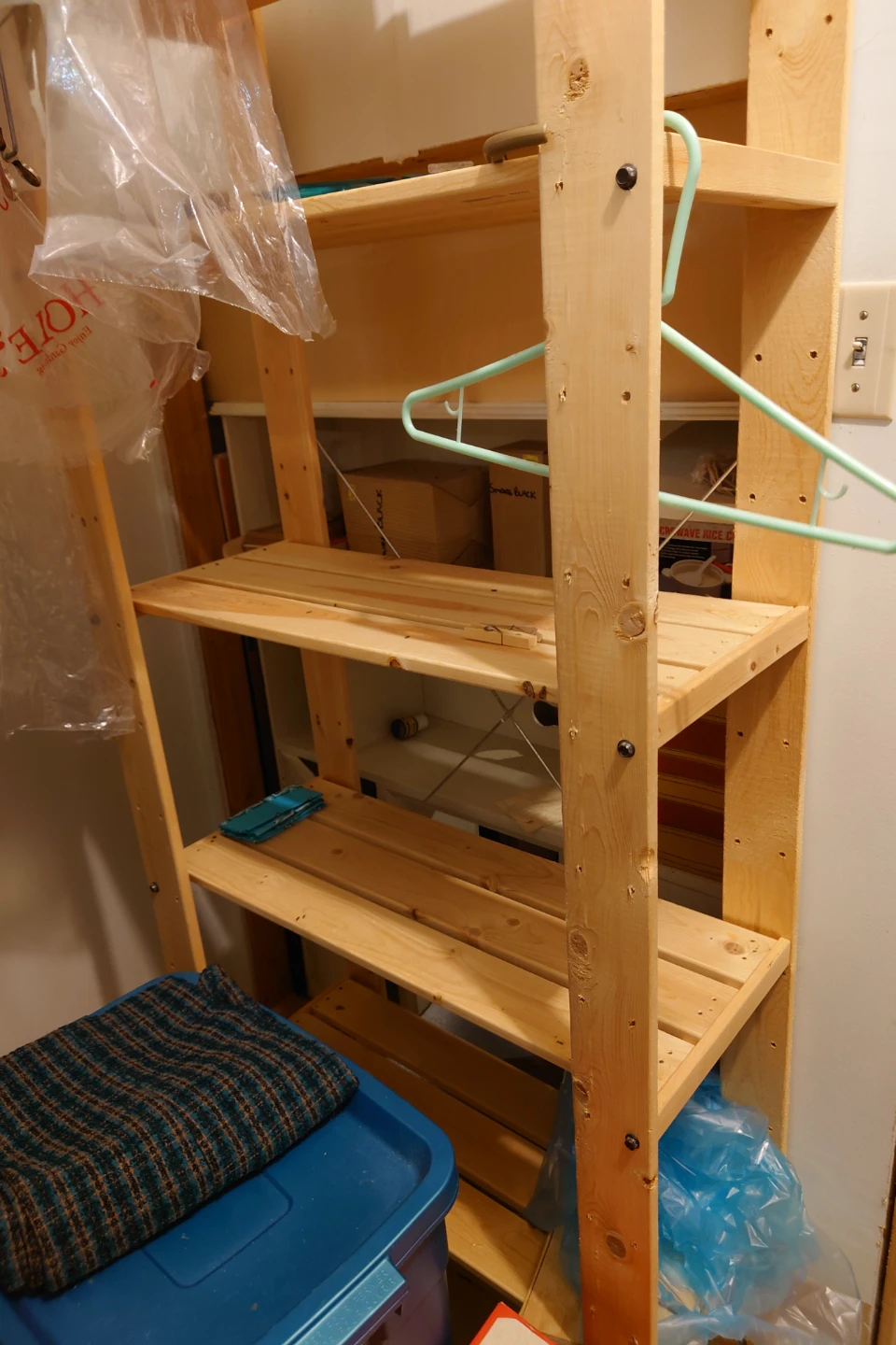 Wooden Shelf Unit