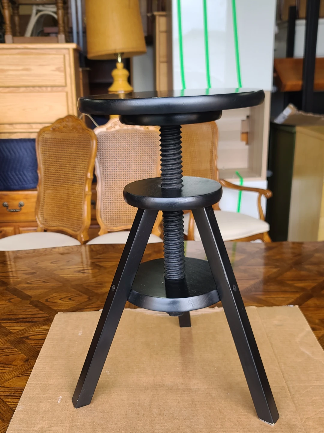 Adjustable Black Stool - photo 5