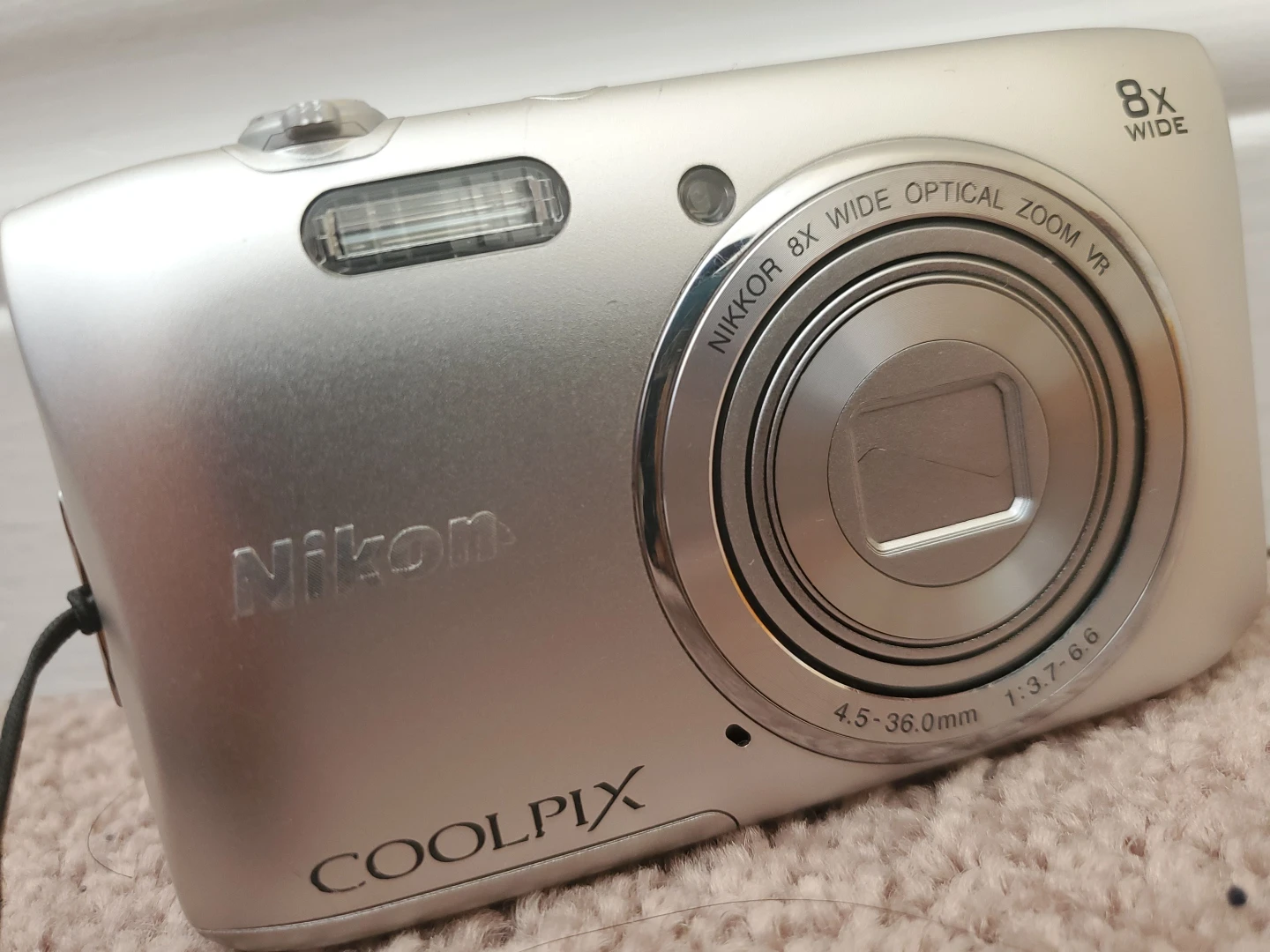 Nikon COOLPIX S3600 Digital Camera - Silver