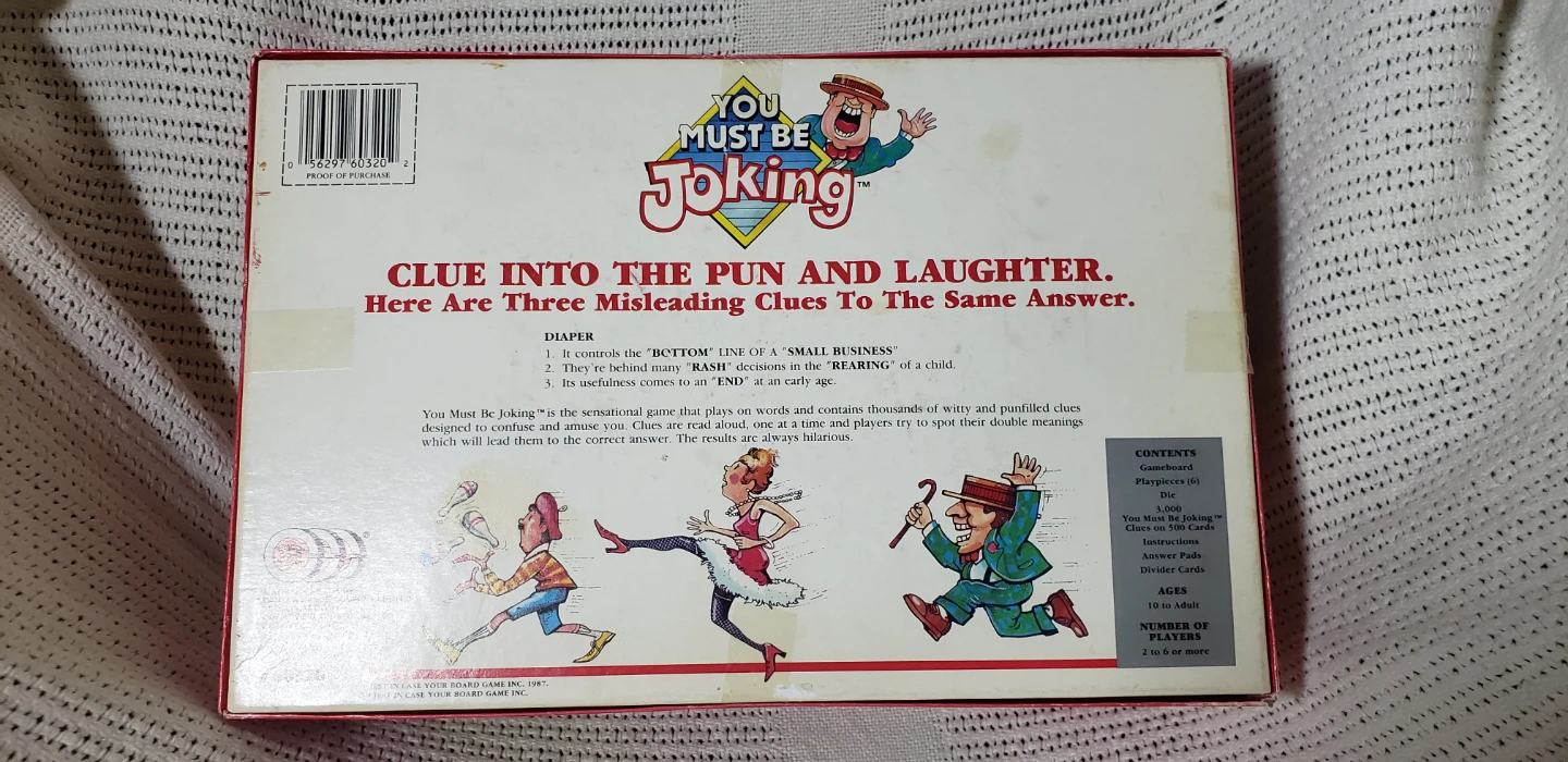 You Must Be Joking Vintage Board Game - photo 2