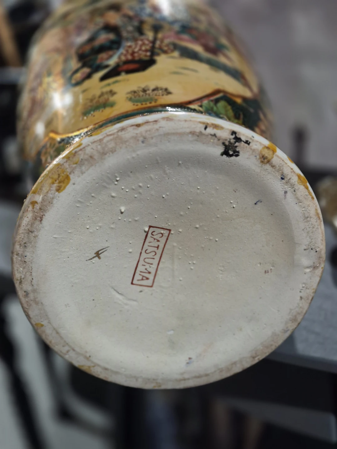 Decorative Ceramic Vase with Gold Accents - photo 4