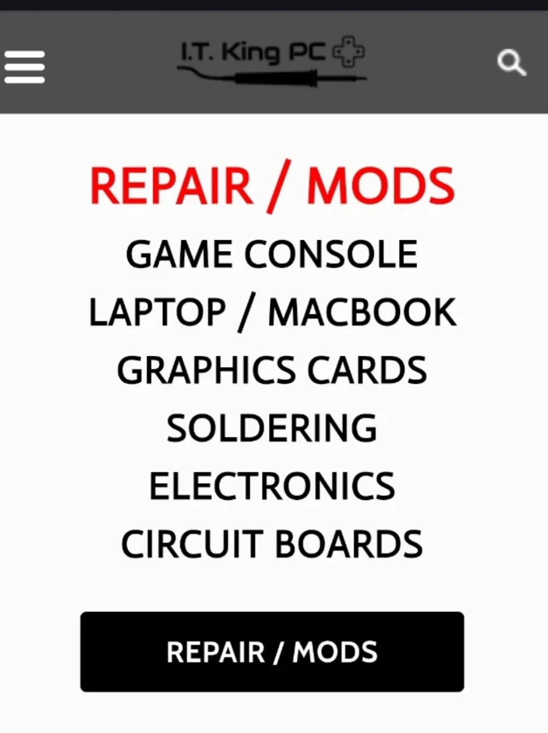 Repair: PS5, Xbox, Nintendo switch