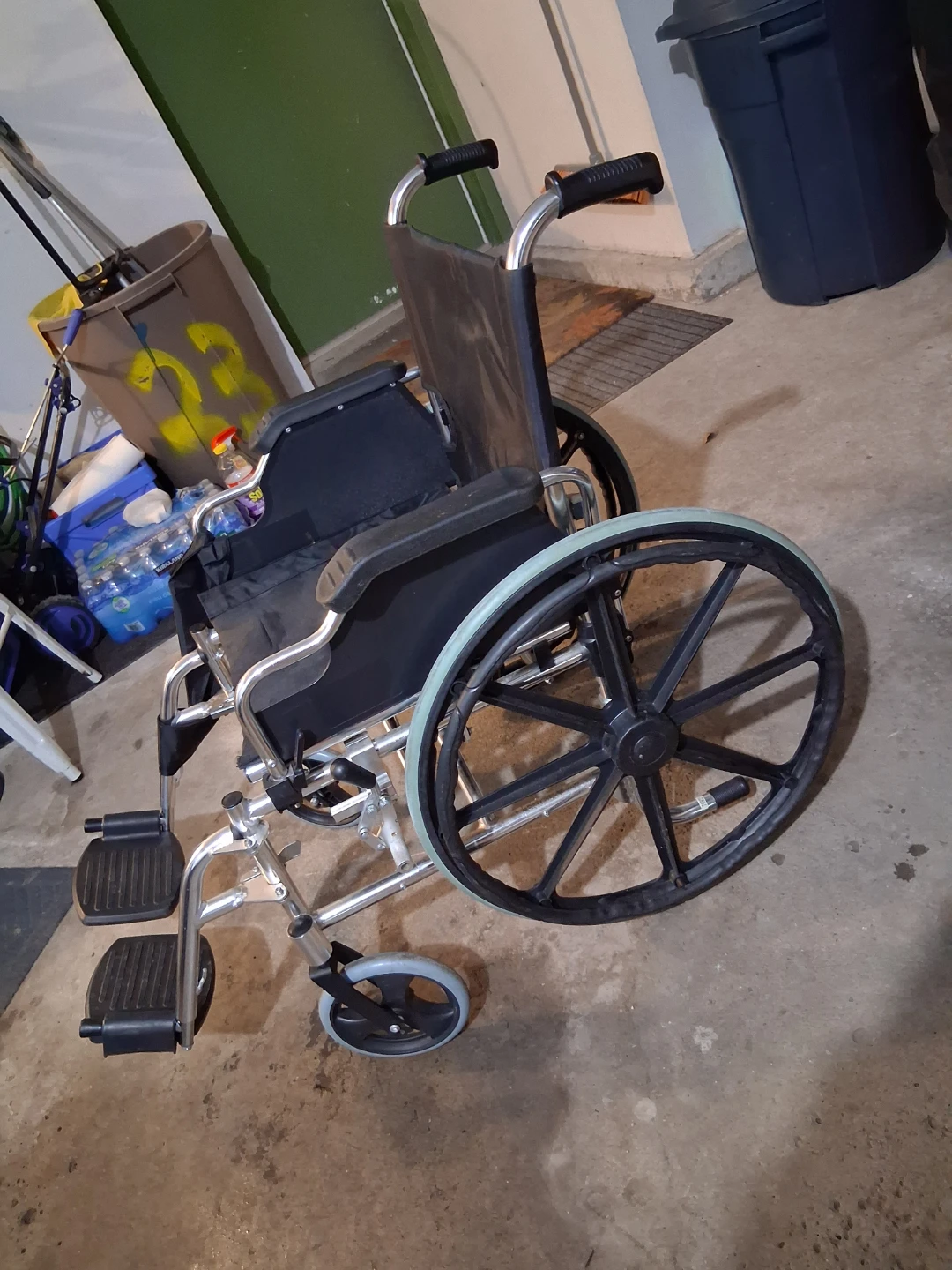 Black Manual Wheelchair - photo 2