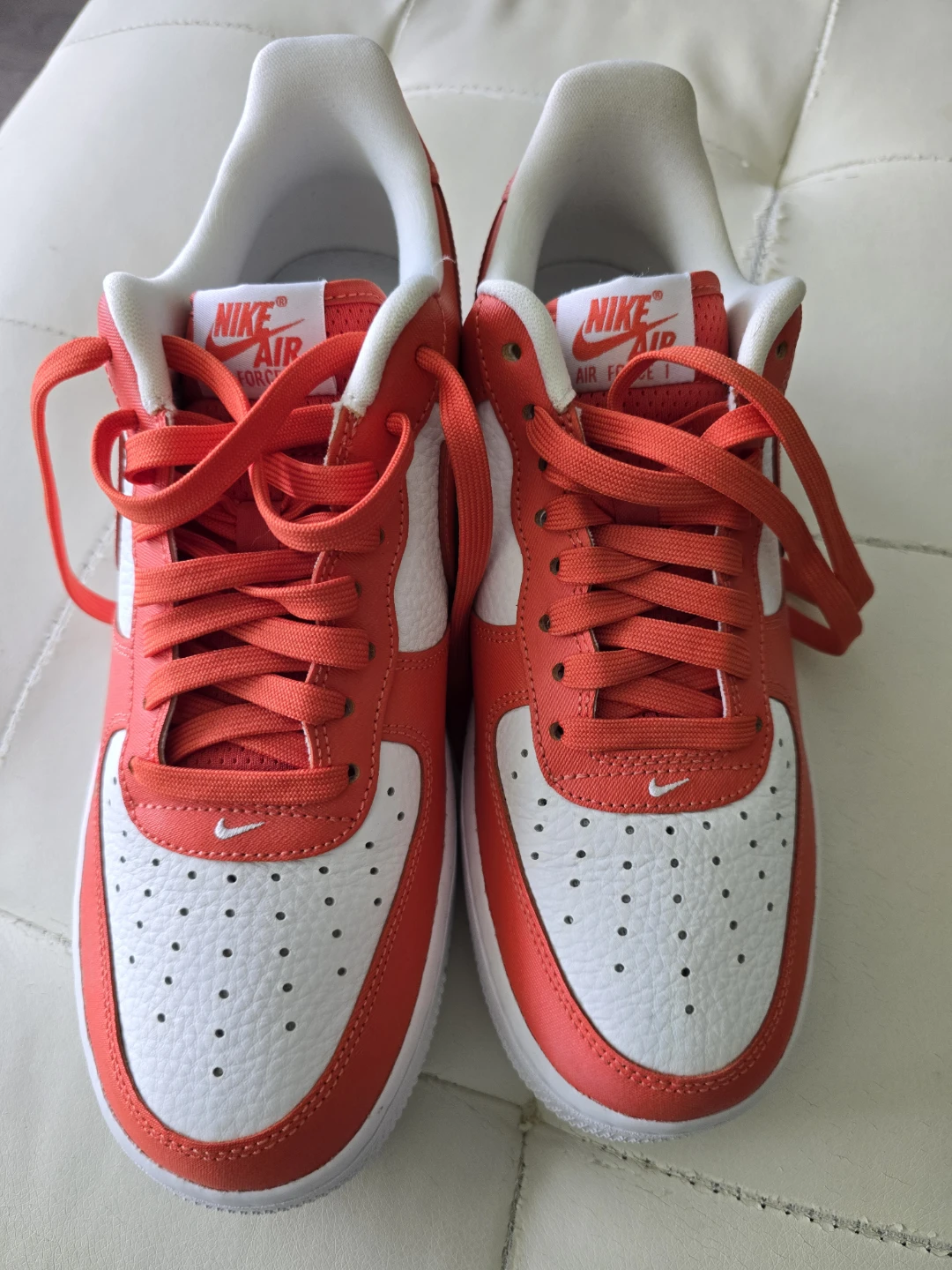 Nike Air Force 1 Low  — White/Habanero Red | US 8