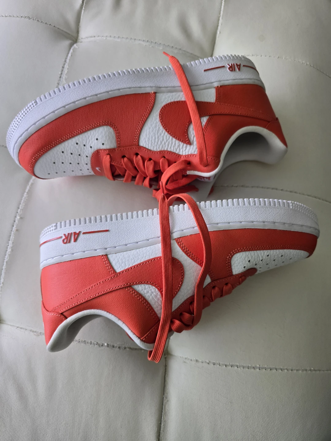 Nike Air Force 1 Low  — White/Habanero Red | US 8 - photo 2