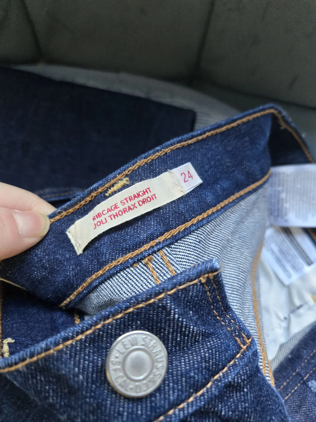 Levi's Ribcage Straight Jeans Size 24