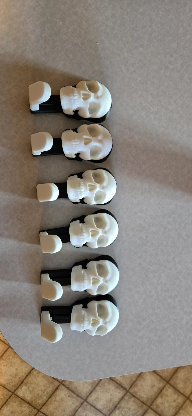 Skull coat hooks or skull kitchen cupboard knobs - photo 2