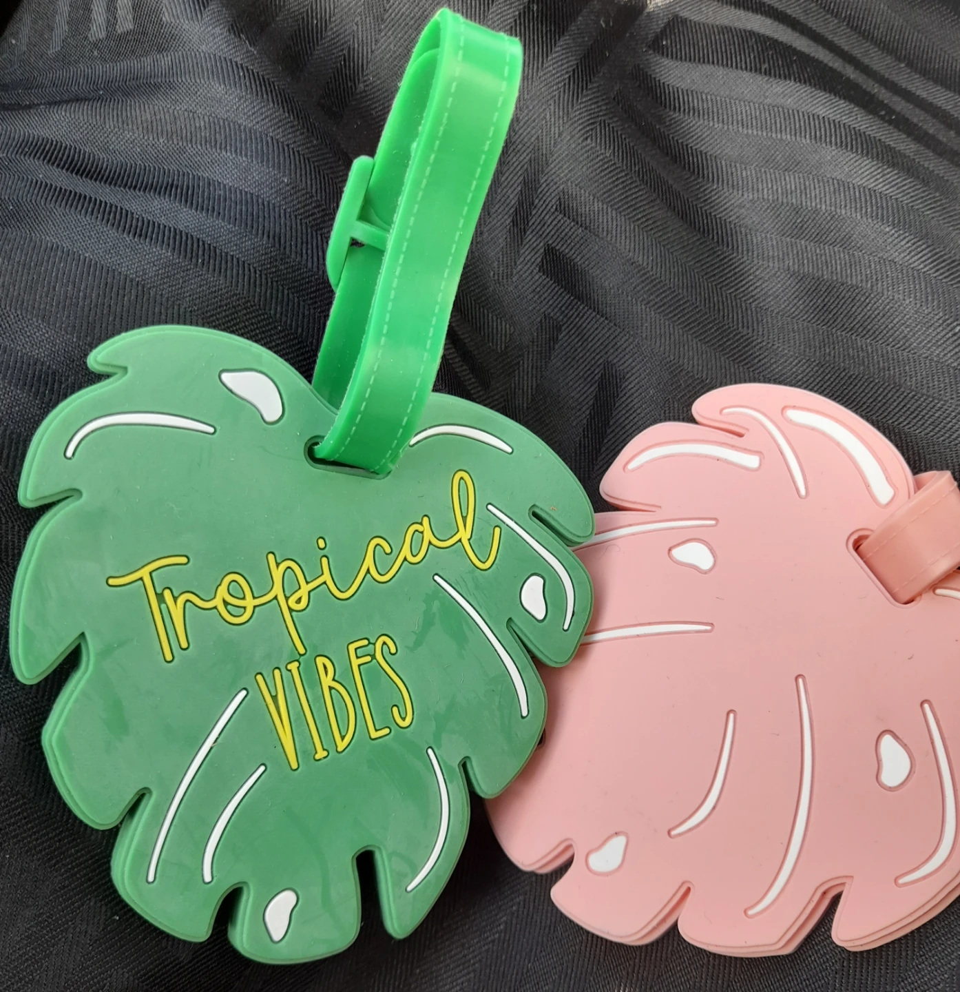 Tropical Vibes Luggage Tags (Set of 2)