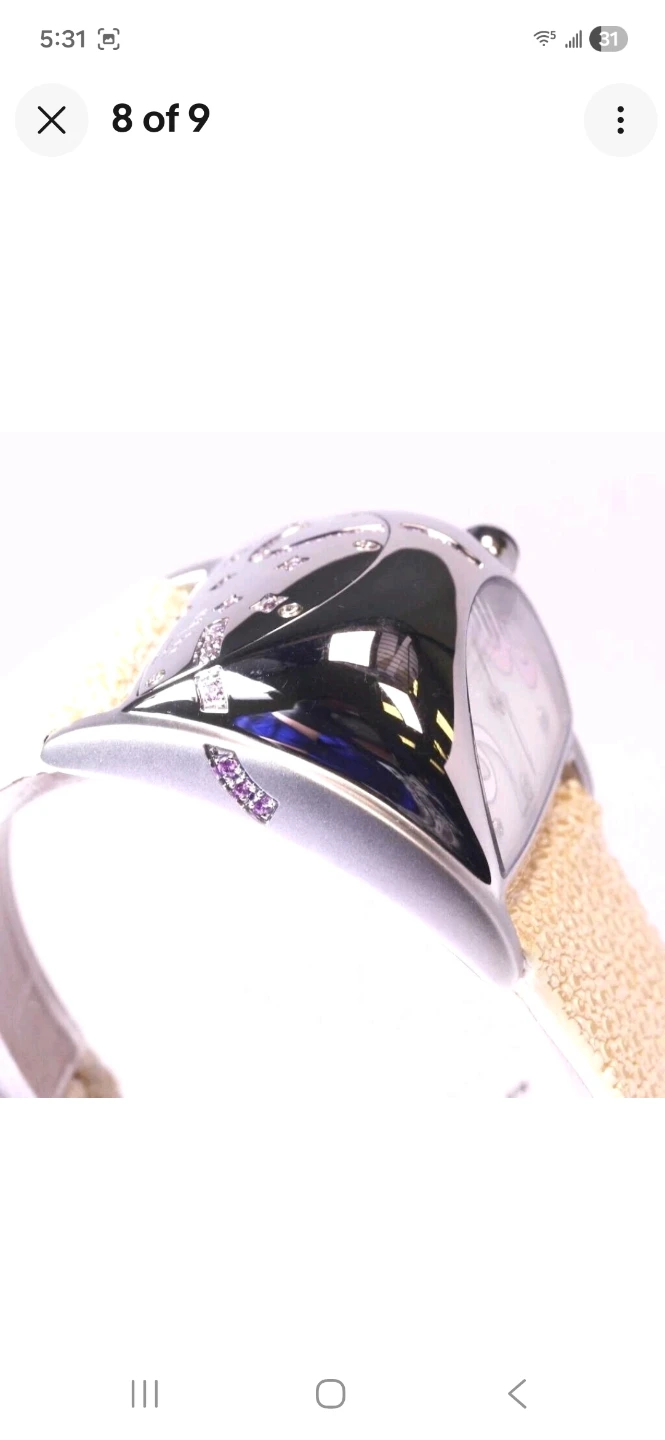 Lucien Piccard Women's Watch with Diamonds and Pink Sapphires - photo 2