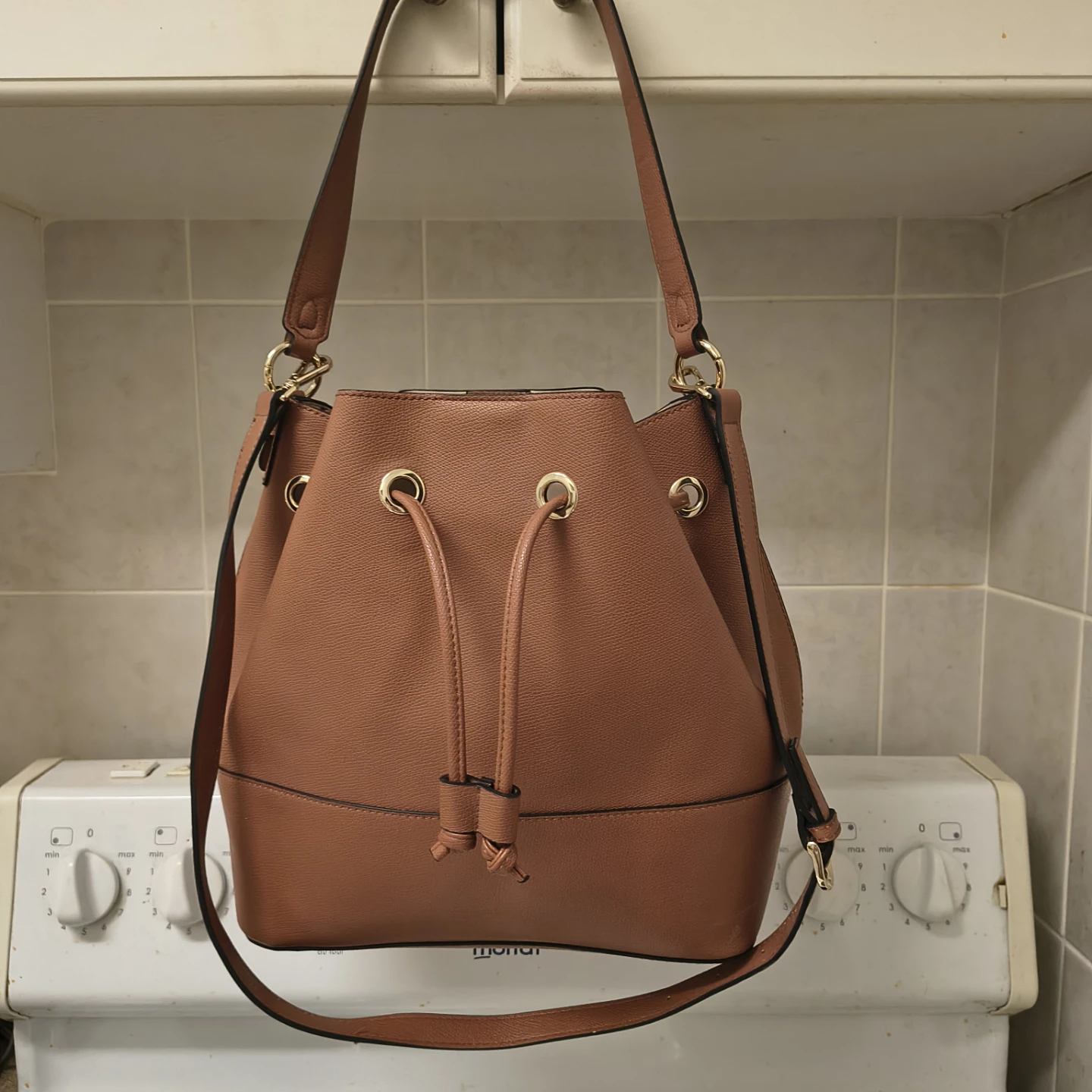 H&M Brown Bucket Bag
