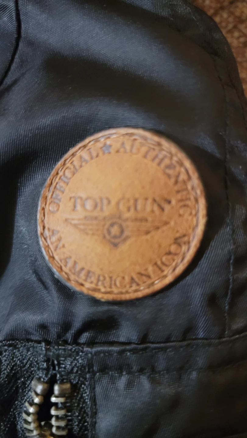 Top Gun Black Unisex Puffer Jacket - photo 2