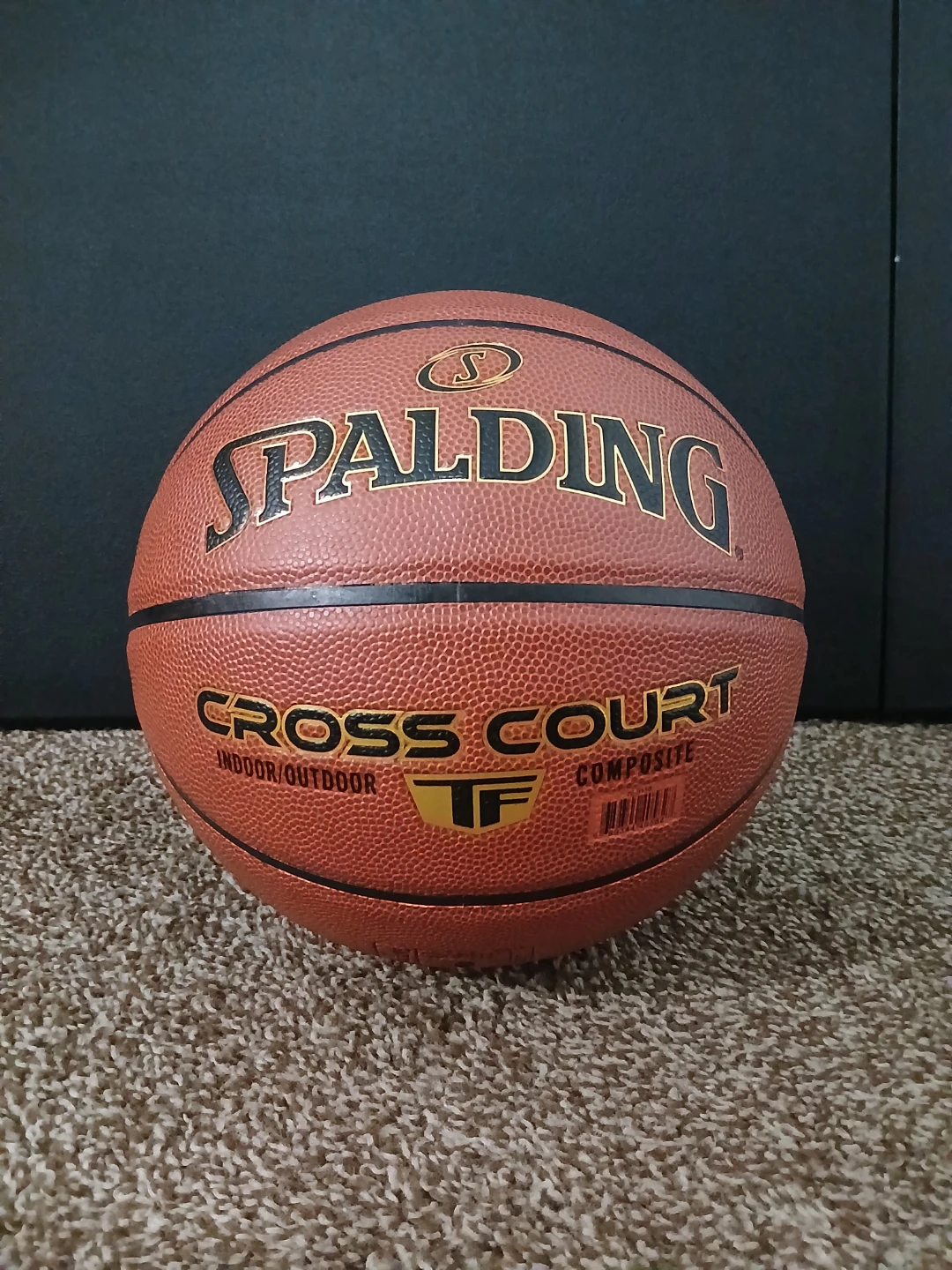 Spalding Cross Court Official Basketball With Bag & Hand Pump