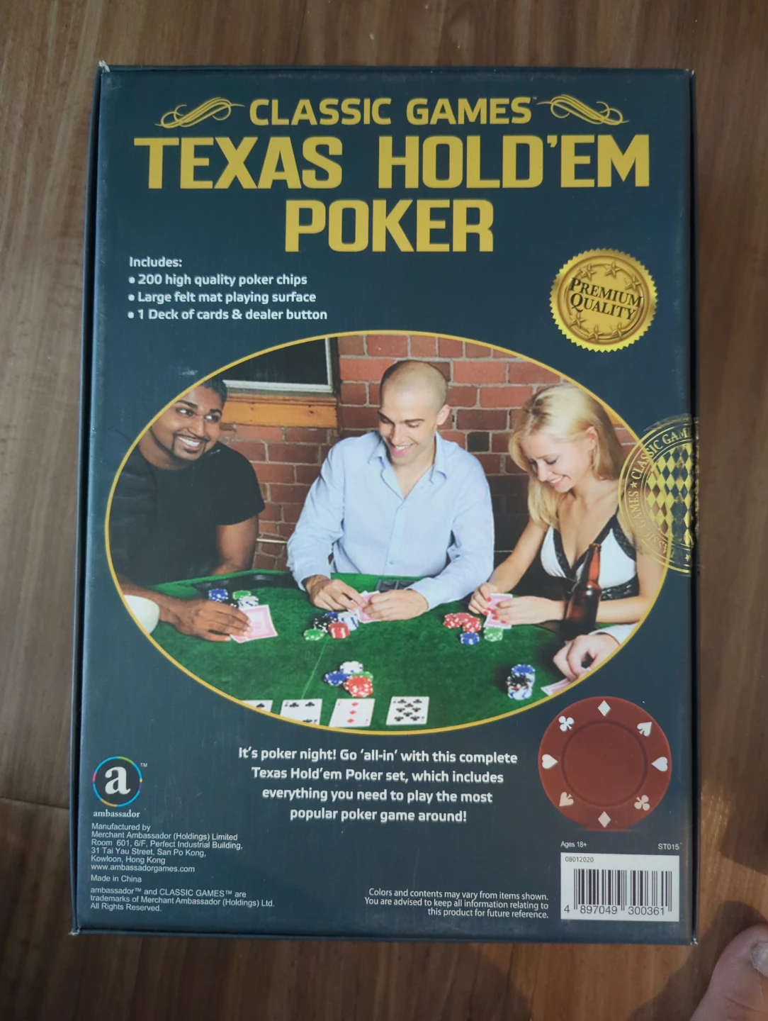 Classic Games Texas Hold'em Poker Set - photo 2