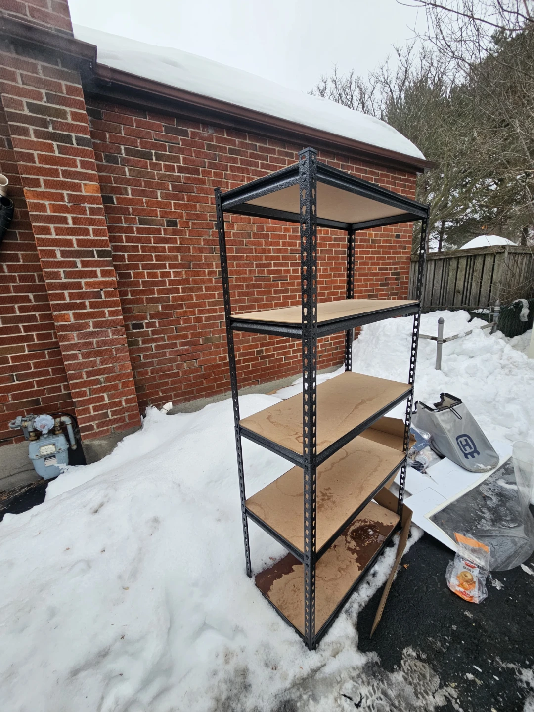 5-Shelf Metal Shelving Unit