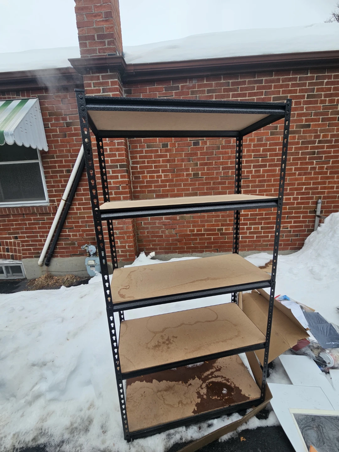 5-Shelf Metal Shelving Unit - photo 2