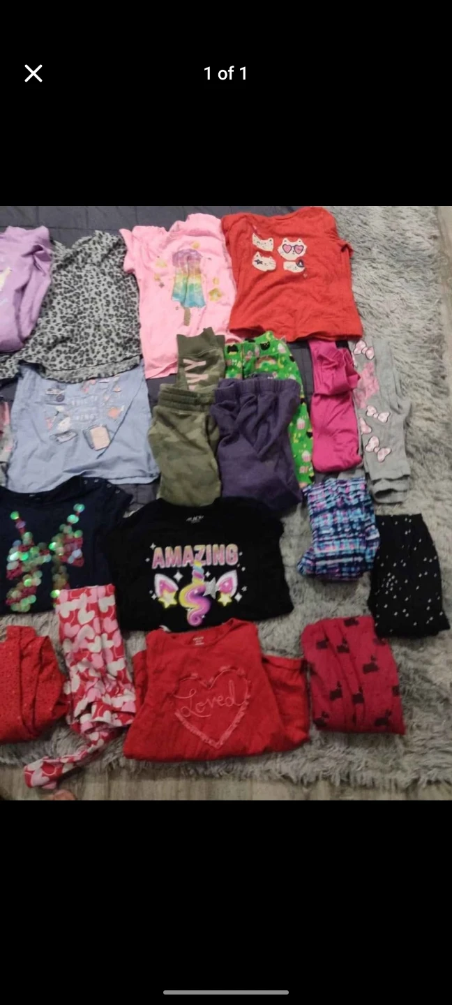 Bundle of girls' clothing