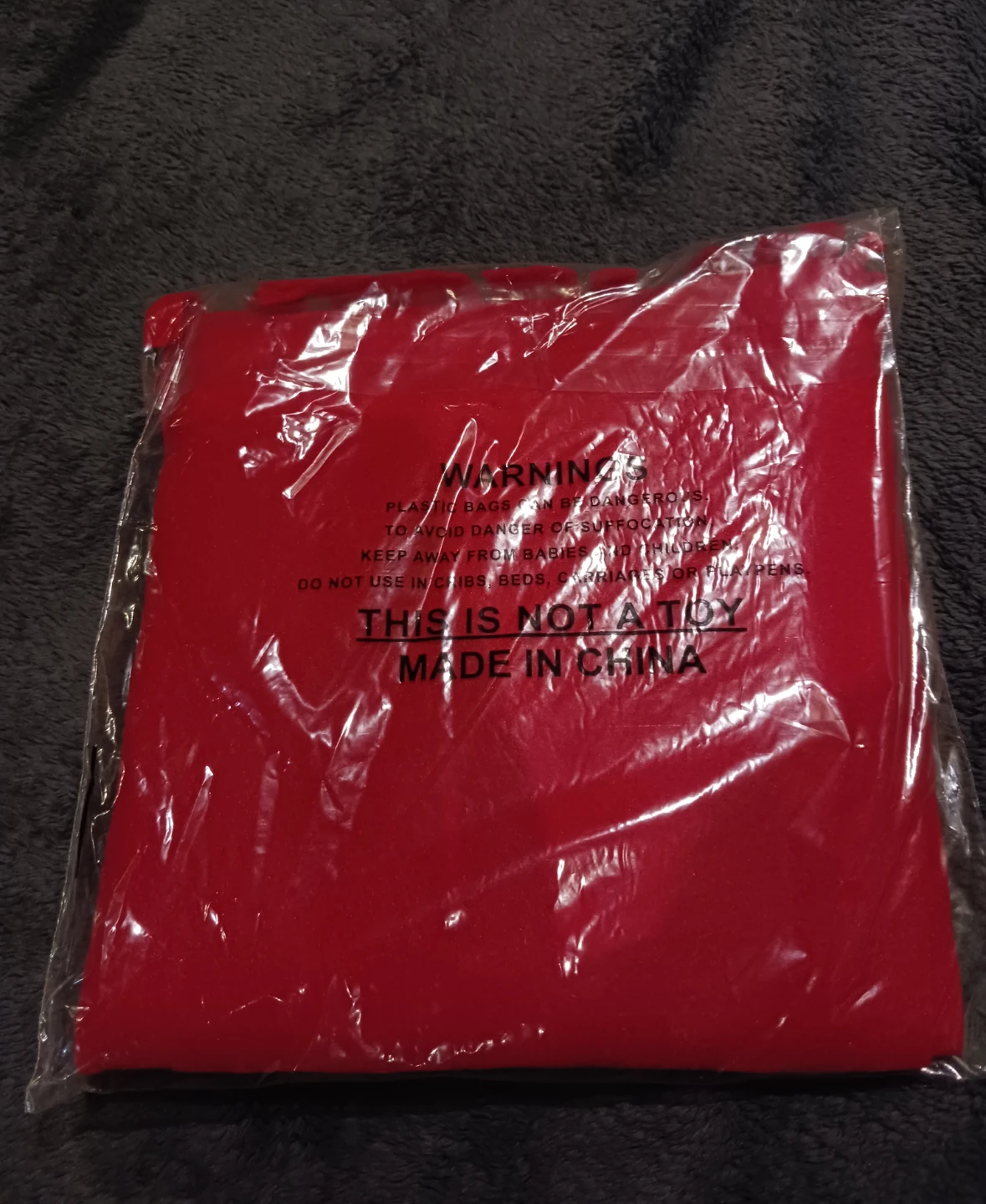 Red Fleece Scarf 60" x 8"🥕 - photo 2